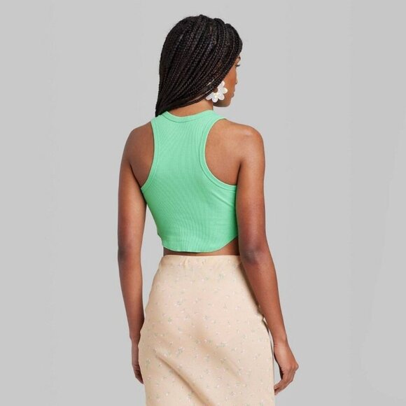 Wild Fable Women's Value Tiny Tank Top Mint Green NEW! - Picture 2 of 2